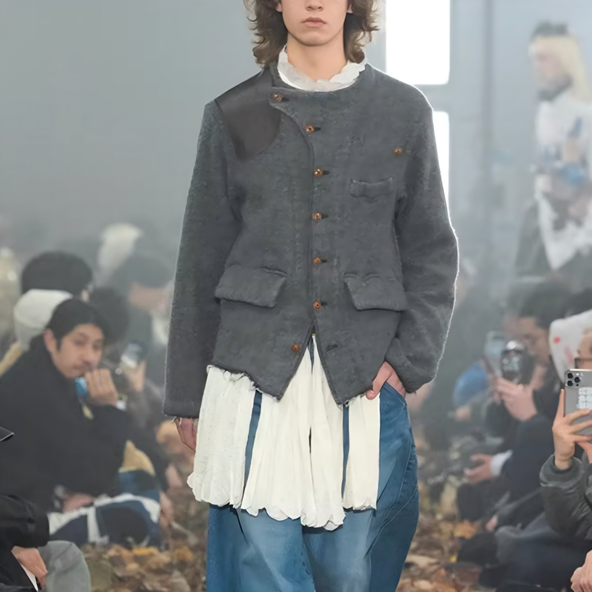 KHOKI Asymmetric jacket