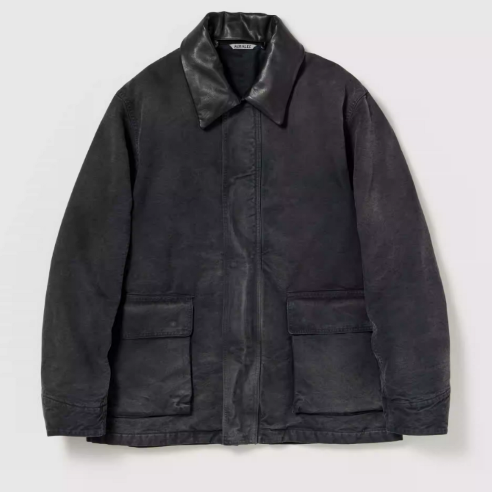 AURALEE Product-Dyed Organic Cotton Duck Blouson