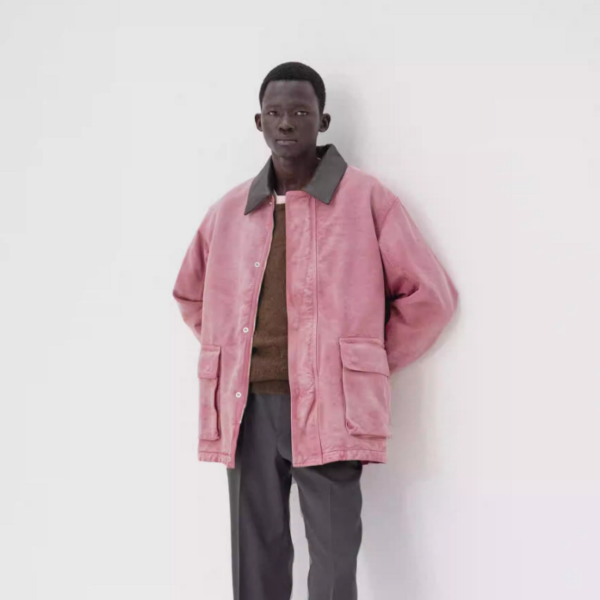 AURALEE Product-Dyed Organic Cotton Duck Blouson
