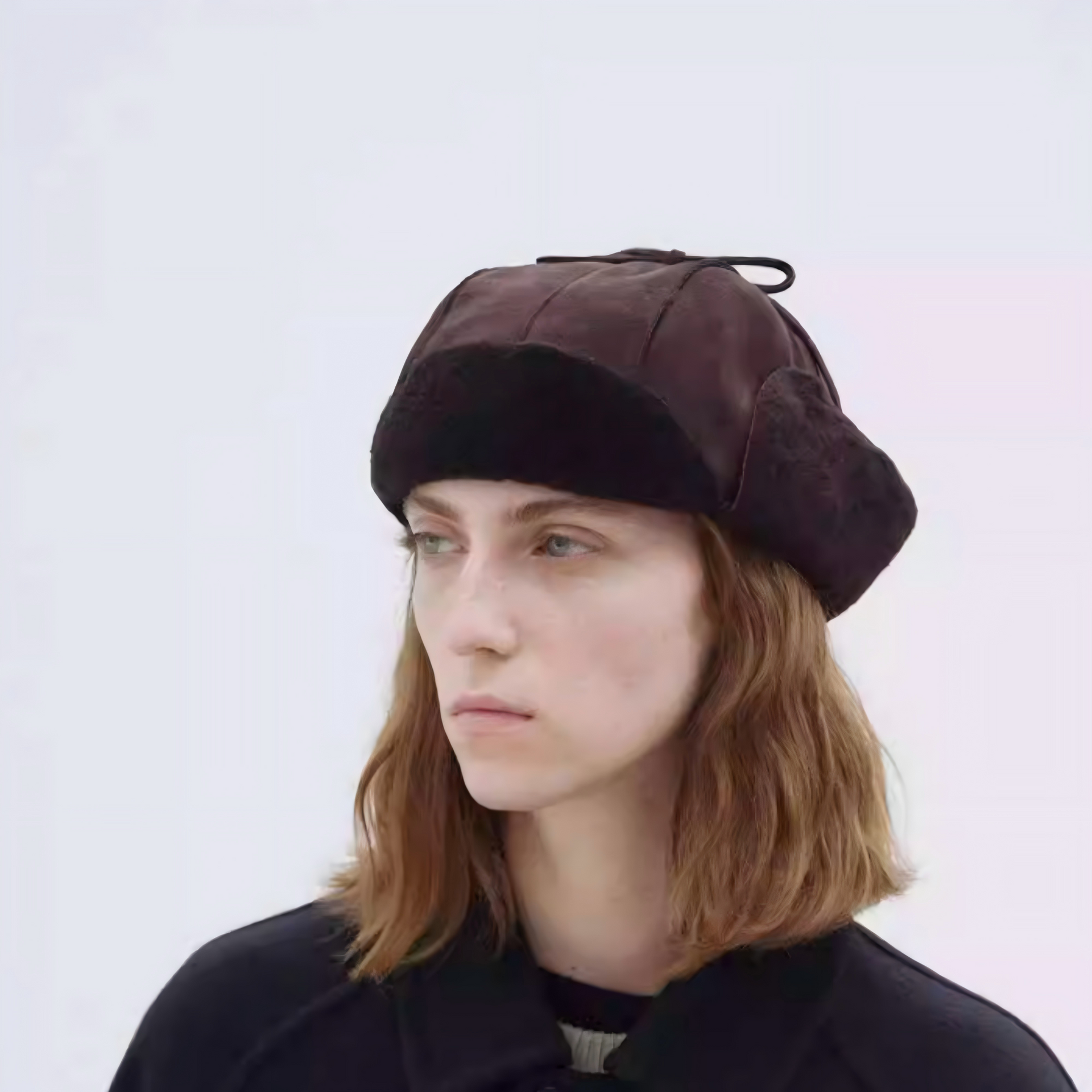 AURALEE MERINO MOUTON CAP